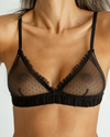 UC x Clo Intimo Plumetis Ruffle Mesh Bralette