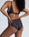 Annette Bralette and High Waist Lace Cheeky Set