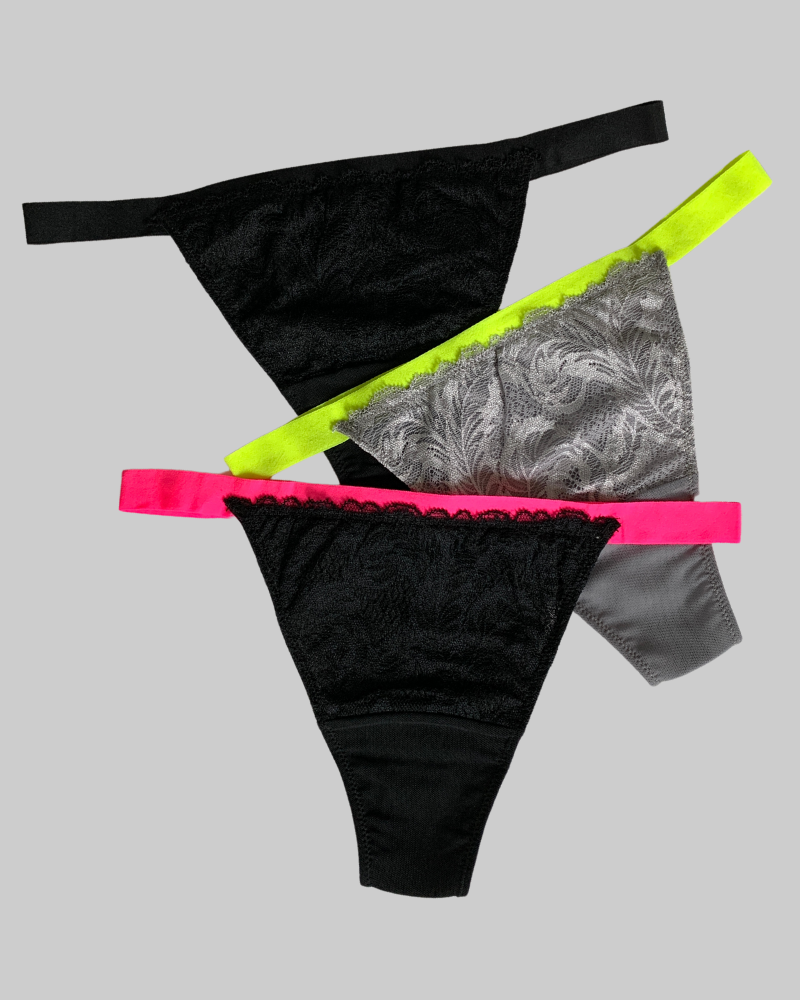 Bold & Bright Thong 3-Pack