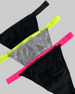 Neon Stretch Lace Thong