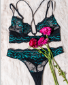 Athena Lace Bralette and Thong Set