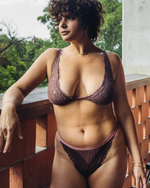 Underclub Aria Lace Plunge Bralette
