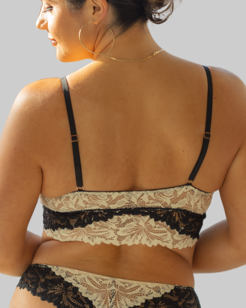 Helen Colorblock Lace Bralette