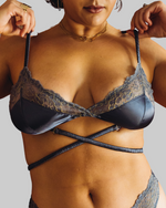 UC x Beth Jones Satin & Lurex Lace Bralette - 2 Colors