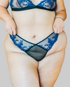 The Luna Embroidery Cheeky V-Front Bikini