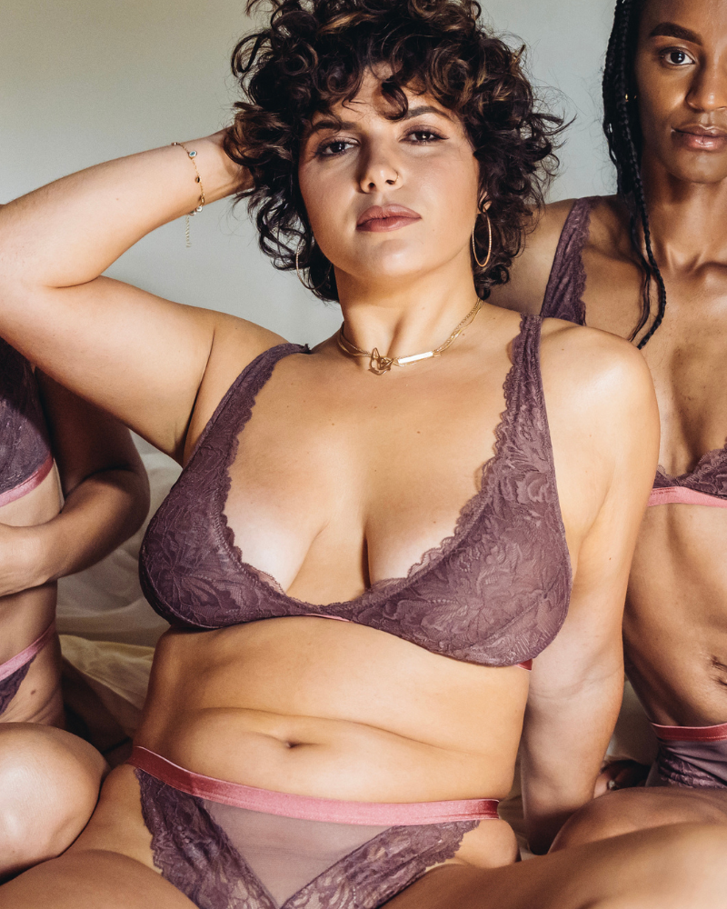 Underclub Aria Lace Plunge Bralette