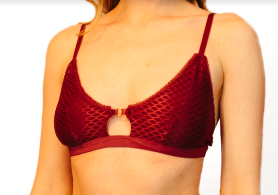 Geo Lace/ Mesh Bralette