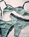 The Terra Soft & Shine Bralette and Thong Set