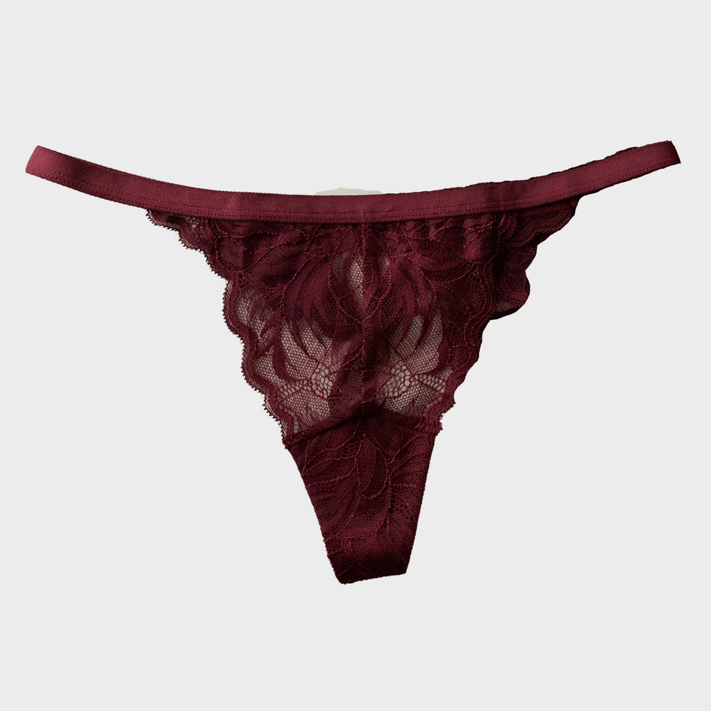 Dia Lace Cutout String Thong