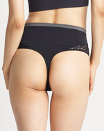 Yummie Ultralight Seamless Lace Insert Shaping Thong