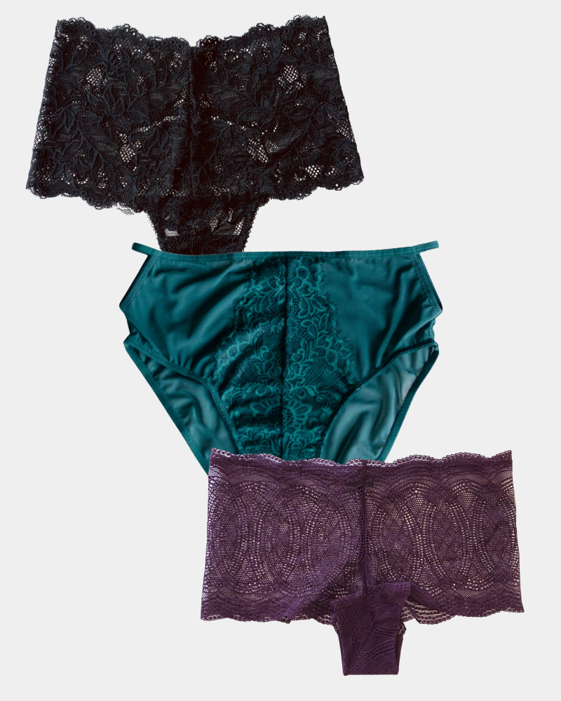 Plus Size Underclub High Waist 3-Pack- $82 VALUE