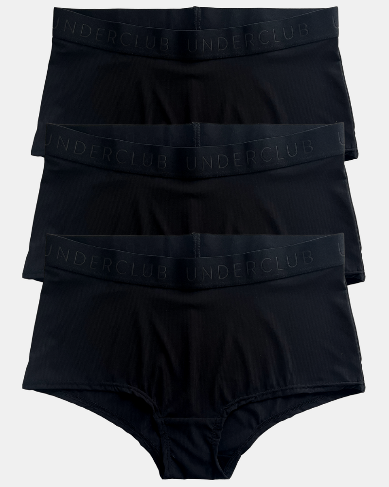 Super-Soft Essentials Ribbed Boyshort 3-Pack