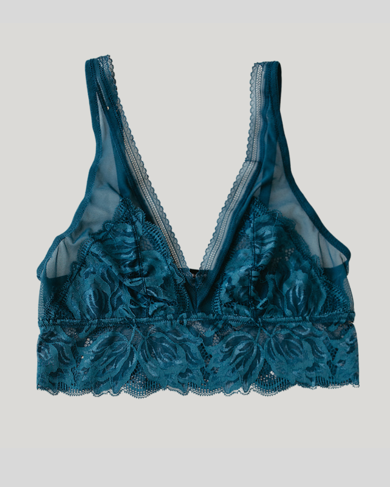 Plus Size Underclub Alissa Sheer and Lace Bralette