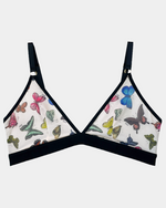 Plus Size Underclub x Kilo Brava Butterfly Print Mesh Bralette