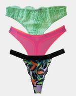 Underclub Summer Brights Thong 3-Pack - $76 VALUE